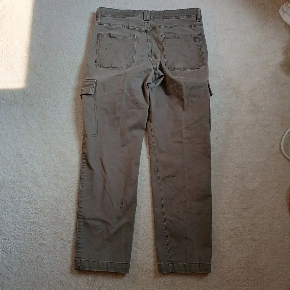Weatherproof Utility Cargo Pants Mens 32x29 (actual) Olive Green Straight Leg
